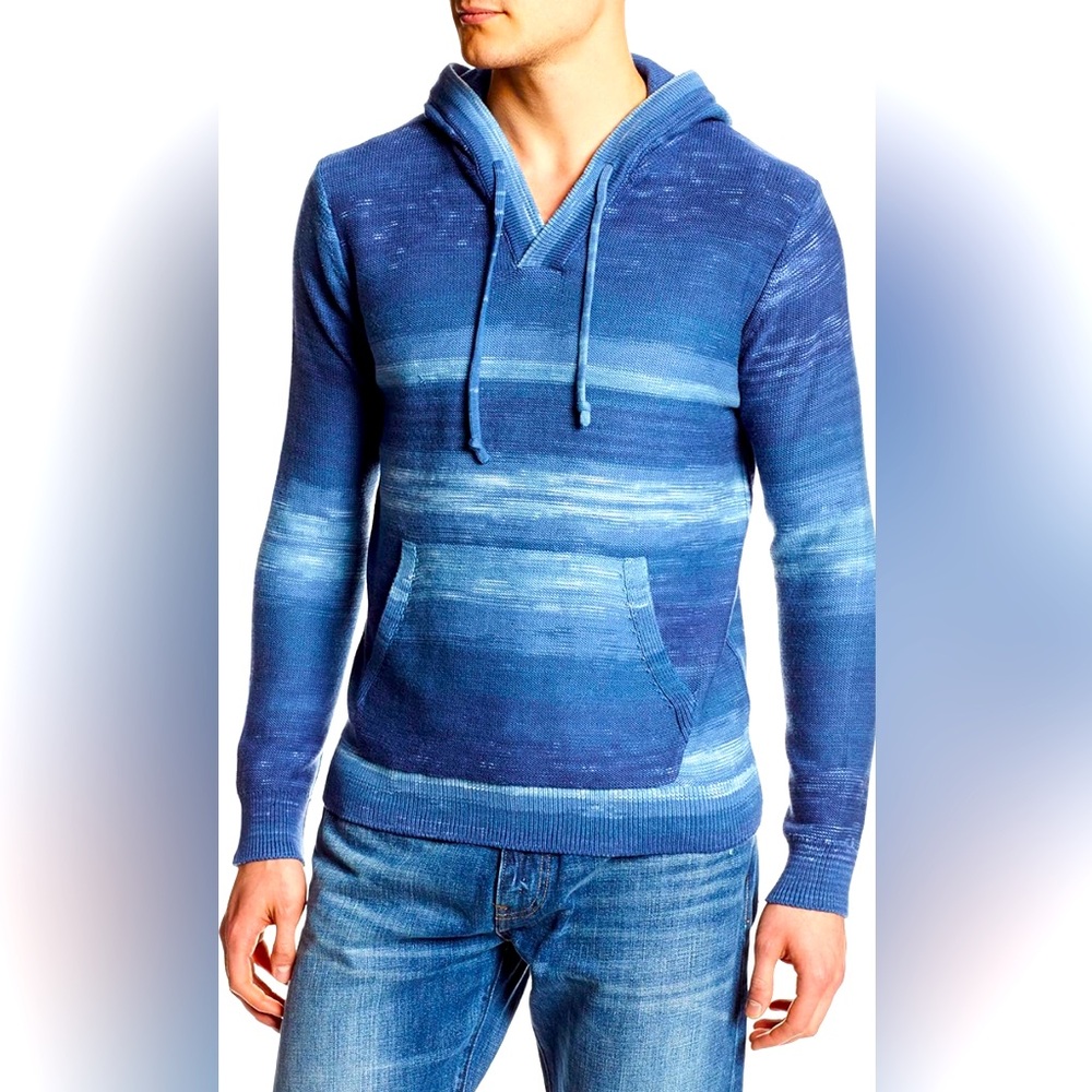 Lucky Brand Blue Gradient‎ Sweatshirt Hoodie